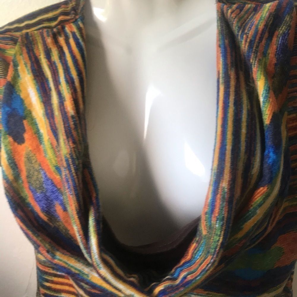 No Boundaries Tribal Pattern Multi Color Shirt - image 3